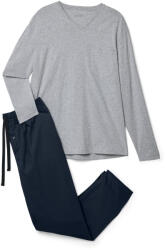 Tchibo - Szövött nadrágos pizsama - férfi - méret L 52/54 - kék - tchibo - 10 995 Ft