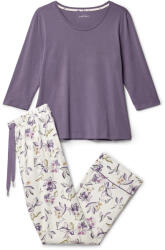 Tchibo - Női 3/4-es ujjú pizsama - nő - méret S 36/38 - fehér/virágos