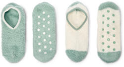 Tchibo - 2 pár női házicipő zokni - nő - méret 39-42 - zöld