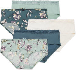 Tchibo - 5 női magasderekú alsó - nő - méret M 40/42 - fehér