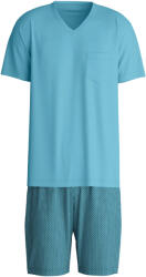 Tchibo - Calida férfi rövidnadrágos pizsama - férfi - méret M 48/50 - kék/mintás