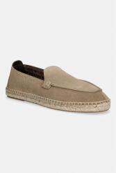 Emporio Armani férfi velúr Espadrille - bézs Férfi 40