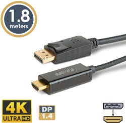  DisplayPort - HDMI kábel - 1.4 - 4K - 1, 8 m (GL20334)