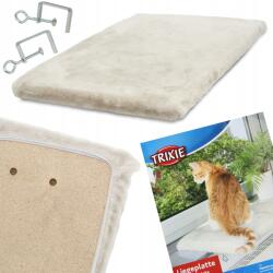 TRIXIE Macskaágy Ablakpárkányra 51x36 cm Ágy Párna Rögzítő Ablak B3 (TX-4328)