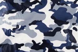  Ortalion Szövet Vízálló Mintás, Kék (0,5m-4C23-37270)