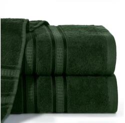 Eurofirany Mila bambusz törölköző Sötétzöld 70x140 cm