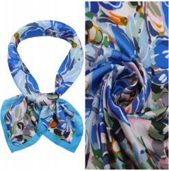 DEMUR sál, női, virágmintás, 70×70cm, poliészter (apaszki chusty chustki szale damskie wiosenne)