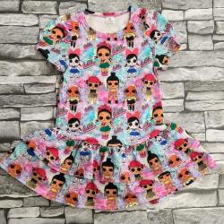  Kiárusítás Rövid ujjú baba ruha színes lengyel gyártó 92-es