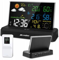 Maltec Időjárás Állomás Vezeték Nélküli Hőmérő Barométer Külső Időjárás Érzékelő (Stacja Pogody Bezprzewodowa 111980)