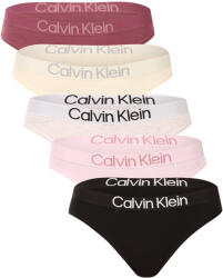 Calvin Klein 5PACK női tanga Calvin Klein többszínű (QD5331-3C0) XL