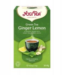 YOGI TEA Ginger Lemon Zöld Gyömbér Tea Citrom 30, 6g (17x1, 8g) (4012824402058)