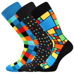 Lonka 3PACK Többszínű Lonka zokni (Dikarus-mix B) M