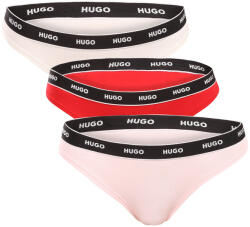 HUGO 3PACK női tanga HUGO többszínű (50545680 965) 3XL