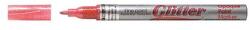 Uchida Marker Uchida DecoColor Glitter varf rotund 1.0 mm rosu (UCH20010160002)