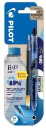 Pilot Roller cu gel B2P 0.7 negru și rezervă neagră blister (PBC2/0573401)