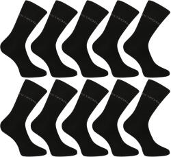 Pietro Filipi 10PACK fekete bambusz hosszú Pietro Filipi zokni (10PBV001) XL