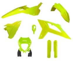 RTECH Enduro Full Plastic Kit 6 Pcs With Front Headlight Plastic & Factory Wrap Fork Protectors - R-kitbet-gf0-620 (r-kitbet-gf0-620)