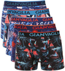 Gianvaglia 5PACK Férfi boxeralsó Gianvaglia többszínű (GVG-5071) M
