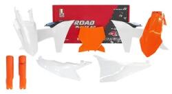 RTECH Full Plastic Kit 7 Pcs With Left Airbox Cover And Orange Fork Protectors - R-kitktm-oem-724 (r-kitktm-oem-724)