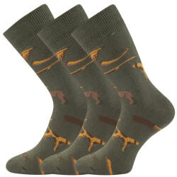 VoXX 3PACK zokniVoXX vadászzöld (Lovix 01) L