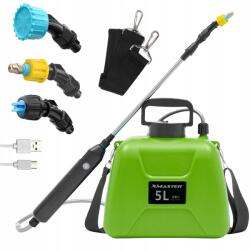 XMaster Akkumulátoros Elektromos Váll Permetező 5L 3 Fúvóka Készlet Lándzsa (XM-GARDENSPRAYER-5L)