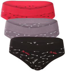 Andrie 3PACK női bugyiAndrie Valentin-napi többszínű (PS 1098) L