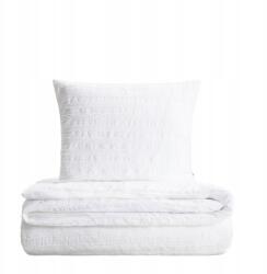 Homla Reya mikroszálas ágyneműhuzat dekoratív textúrával fehér 160x200 2*50x60 cm (243244)