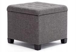  Hnnhome puff tároló kocka 44L antracit 45x45 cm (b08dx5cq6f)