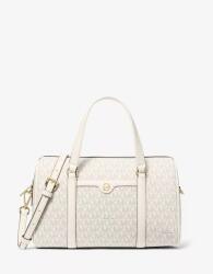 Michael Kors női kézitáska Jet Set Duffel tejszínes logóval