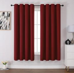 VidaXL Függöny blackout 2 db 175x140 cm piros (B0CG39H5F8)