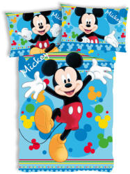Disney Mickey Joyful gyerek, ovis ágyneműhuzat 100×135 cm, 40×60 cm (EXK350281) - ostore