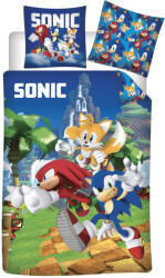 Sonic a sündisznó Speedy Dreams gyerek, ovis ágyneműhuzat 100×135cm, 40×60 cm (BRM013445) - ostore