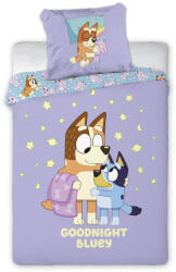 Bluey Goodnight gyerek, ovis ágyneműhuzat 100×135cm, 40×60 cm (BRM022720) - ostore