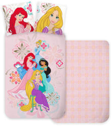 Hercegnők Disney Hercegnők Bloom gyerek, ovis ágyneműhuzat 100×135 cm, 40×60 cm (BRM017429)