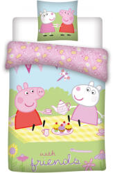 Peppa Malac Picnic gyerek, ovis ágyneműhuzat 100×135cm, 40×60 cm (BRM000971) - ostore