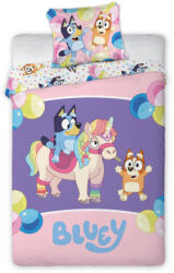 Bluey Magical Party gyerek, ovis ágyneműhuzat 100×135cm, 40×60 cm (BRM022867) - ostore