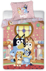 Bluey At Home gyerek, ovis ágyneműhuzat 100×135cm, 40×60 cm