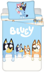 Bluey Family gyerek, ovis ágyneműhuzat 100×135cm, 40×60 cm