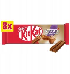 KITKAT KitKat Nescafé Mocha Tejcsokoládé ostyával és kávéval 8 x 20, 7 g