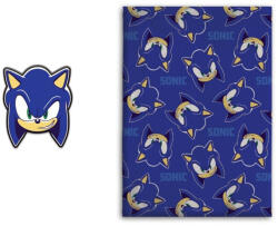 Sonic a sündisznó Spin Dash polár takaró és forma párna szett (AYM077520) - ostore