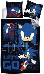 Sonic a sündisznó Unstoppable gyerek, ovis ágyneműhuzat 100×135cm, 40×60 cm