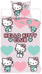 Hello Kitty Club gyerek, ovis ágyneműhuzat 100×135 cm, 40×60 cm