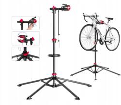  Kerékpár Állvány Állítható Szerviz Álló Akasztó Piros (BKD02)