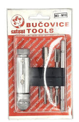 Koelner - Rawlplug Menetfúró bit készlet racsnis hajtókarral M3-M10 HSS