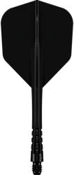 Mission Fluturas si tija darts Mission Force 90 Vortex negru, fluturas No6 si tija lunga (M001767)