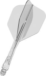 Mission Fluturas si tija darts Mission Force 90 Vortex transparent, fluturas No6 si tija medie (M001808)