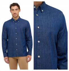 Mustang Férfi ing Mustang Cullman Denim Kék Regular Fit Pamut M (1016946 5000 700)