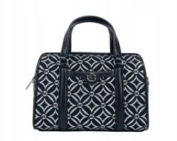 Michael Kors női kézitáska Jet Set Duffel fekete logóval
