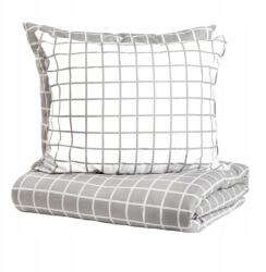 Homla Reyes pamut ágyneműhuzat kétoldalas szürke-fehér 220x200 2*70x80 cm Homla (236142)