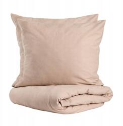 Homla Gossy pamut ágyneműhuzat festett szálakkal bézs 220x200+2*70x80cm Homla (238759)